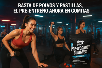 Gomitas pre-entrenamiento Tasty Gains - 30 porciones