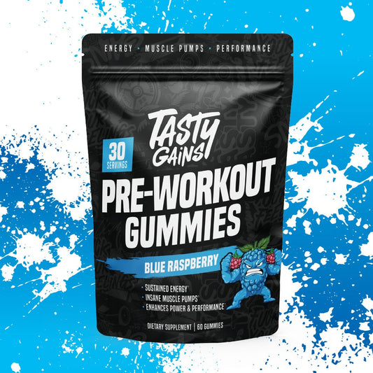 Gomitas pre-entrenamiento Tasty Gains - 30 porciones